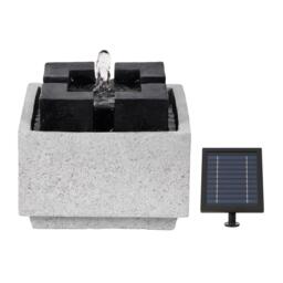 Streetwize Granite Oasis Solar Fountain - Contemporary Cube - thumbnail 2