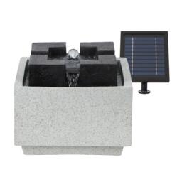 Streetwize Granite Oasis Solar Fountain - Contemporary Cube - thumbnail 2
