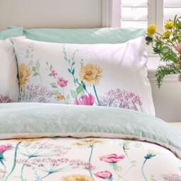 Catherine Lansfield Meadowsweet Floral Duvet Cover Set - thumbnail 3