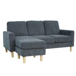 Aspire Pad Compact Sofa with Reversible Chaise - thumbnail 3