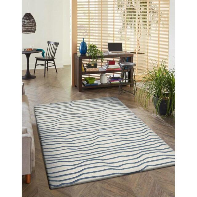 Esselle Aura Dune Natural / Blue 120 x 170cm Rug - image 1