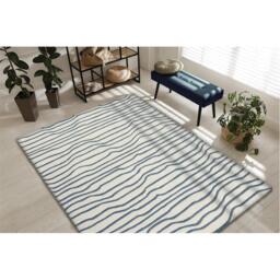 Esselle Aura Dune Natural / Blue 120 x 170cm Rug - thumbnail 2