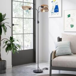 Kabinet UK 3-Light Paper Rope Wrapped Floor Lamp
