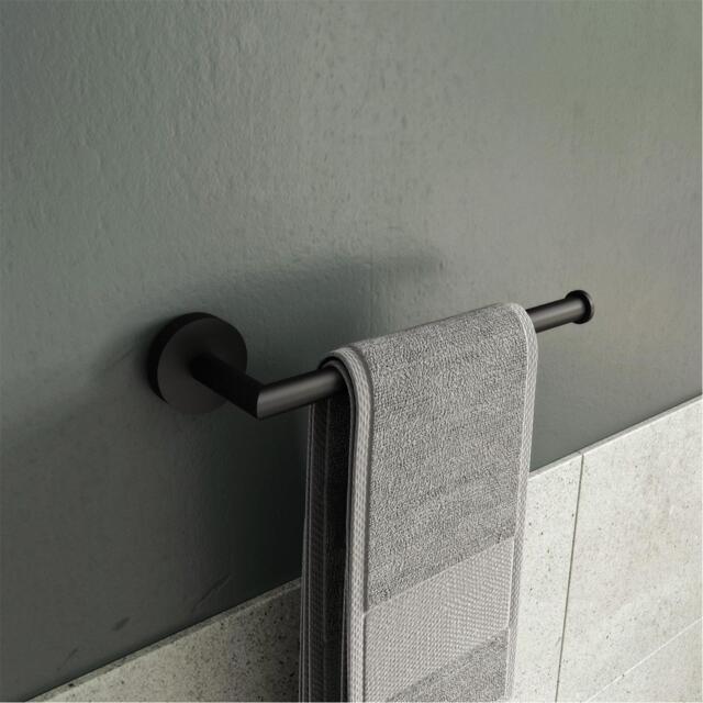 Croydex Flexi-Fix Epsom Black Towel Bar - image 1
