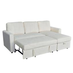 Aspire Nexis Corner Sofa Bed with Storage, Chaise on the - thumbnail 3