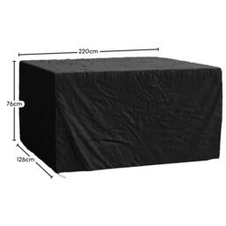 Lassic Garden Vida Mylor 4 Seater Rattan Set + Cover - thumbnail 7