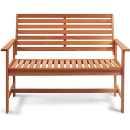VonHaus VonHaus 2 Seater Wooden Garden Bench - thumbnail 5