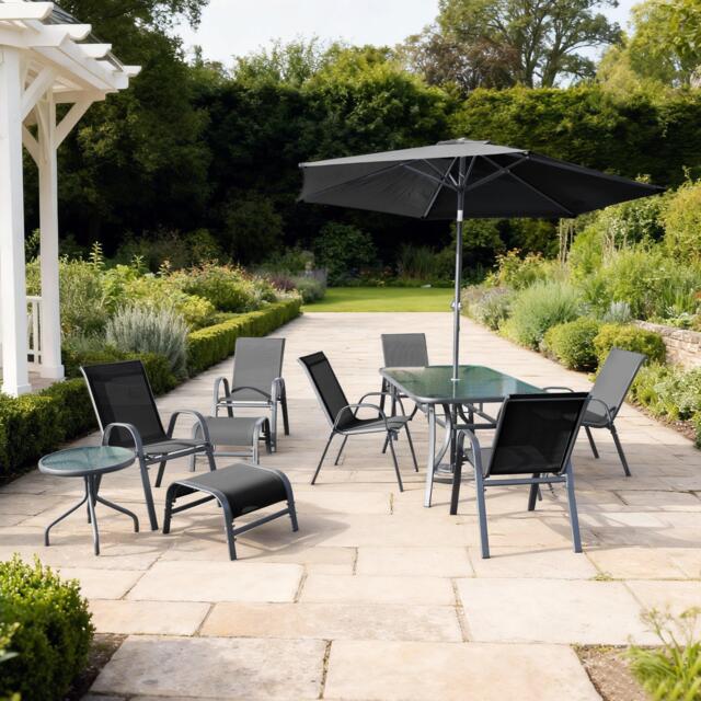 Linea Metal Garden Dining Set - image 1