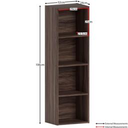 Lassic Vida Designs Oxford 4 Tier Cube Bookcase - thumbnail 2