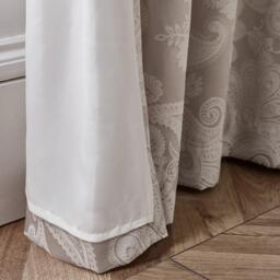 Catherine Lansfield Opulent Jacquard Lined Eyelet Curtains - thumbnail 4