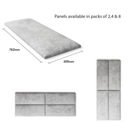 Aspire EasyMount Wall Mounted Upholstered Panels, - thumbnail 5