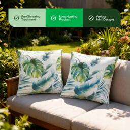 Streetwize Outdoor Botanical Leaf Scatter Cushions - thumbnail 4