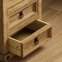 Lassic Vida Designs Corona 3 Drawer Bedside Chest - thumbnail 7