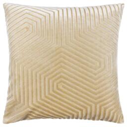 Paoletti Evoke Cut Velvet Fibre Filled Cushion - thumbnail 1
