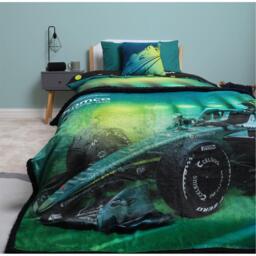 Aston Martin Aston Martin Wings Sherpa Fleece Blanket - thumbnail 2