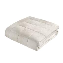 Catherine Lansfield Kingsley Matt Velvet Quilted Bedspread - thumbnail 3