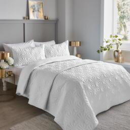 Serene Home Cavali Embossed Pinsonic Duvet Cover Set Duck Egg