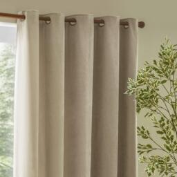 Yard Heavy Chenille Fully Lined Eyelet Curtains - thumbnail 3