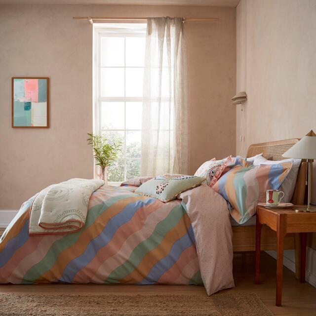 Yvonne Ellen Signature Stripe Duvet Cover Set - image 1