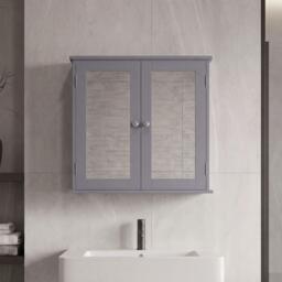 Lassic Bath Vida Priano 2 Door Mirrored Wall Cabinet - thumbnail 3