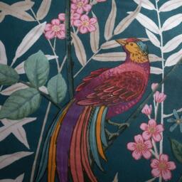 Catherine Lansfield Tropical Floral Birds Reversible Duvet Cover Set - thumbnail 4