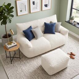 Urban Meuble SOFA Corduroy with Ottoman - thumbnail 4