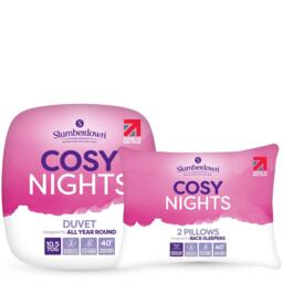 Slumberdown Cosy Nights 10.5 Tog Duvet + 2 Pillows - thumbnail 1