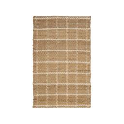 Homemaker Jute Check Rug - thumbnail 2