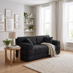 Urban Meuble Corduroy Convertible Sleeper Sofa - thumbnail 3