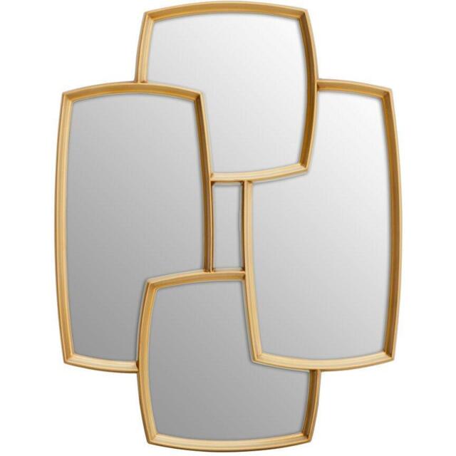 Fifty Five South Terni Gold Finish Wall Mirror - image 1