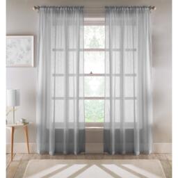 Enhanced Living Eden Voile Panel With Slot Top - Pair