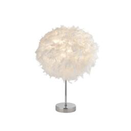 Lighting Collection Feather Table Lamp - thumbnail 4