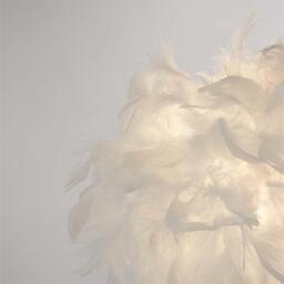 Lighting Collection Feather Table Lamp - thumbnail 2