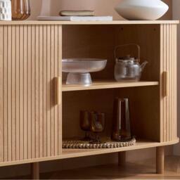 Birlea Axel 2 Door Fluted Sideboard - thumbnail 3