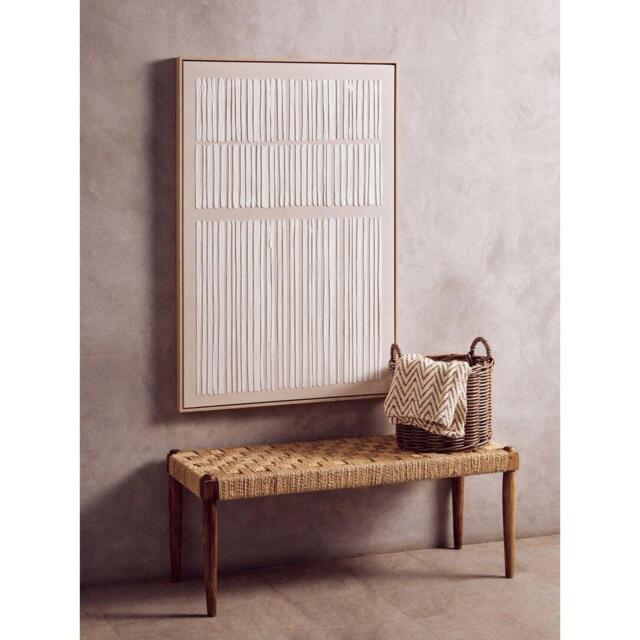 Fifty Five South Astratto Natural Textured Canvas Wall Art - image 1