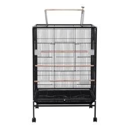 KIDKID PET Open Play Top Metal Pet Bird Cage with Casters - thumbnail 3