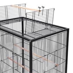 KIDKID PET Open Play Top Metal Pet Bird Cage with Casters - thumbnail 8