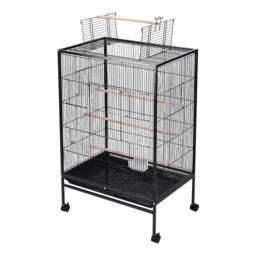 KIDKID PET Open Play Top Metal Pet Bird Cage with Casters - thumbnail 5