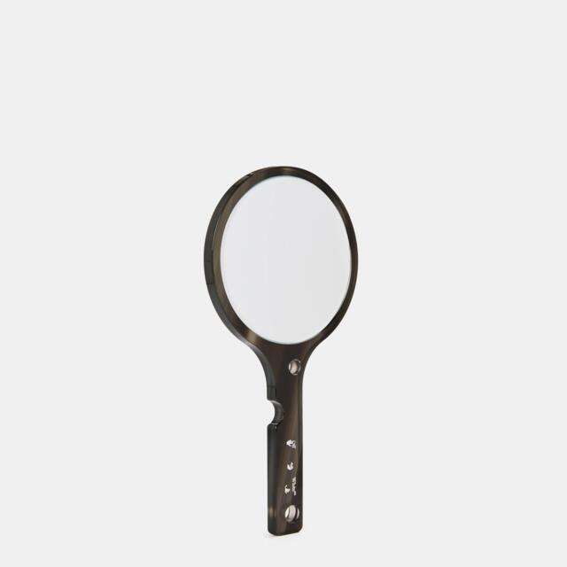 Off White Makeup Mirror - image 1