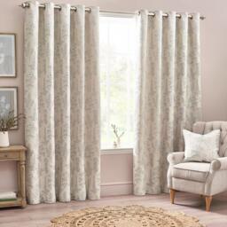 Wylder Sophia Floral Jacquard Eyelet Curtains - thumbnail 1