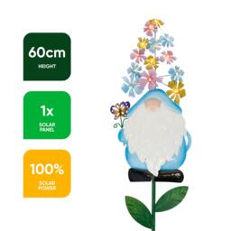 Streetwize Solar Powered Gnome Stake Light - Blue - thumbnail 3