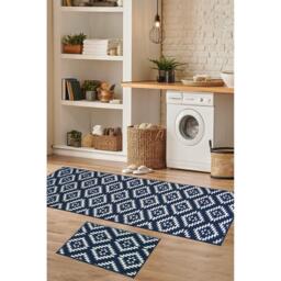 Homemaker Aztec Tile Runner & Mat Set