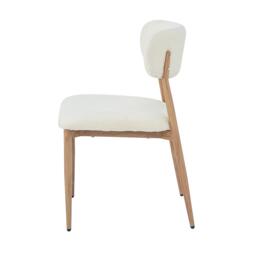 Urban Meuble Set of 2 Dining Chairs Metal Boucle - thumbnail 9
