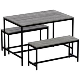 Lassic Roslyn 4 Seater Dining Table With Bench Set - thumbnail 7