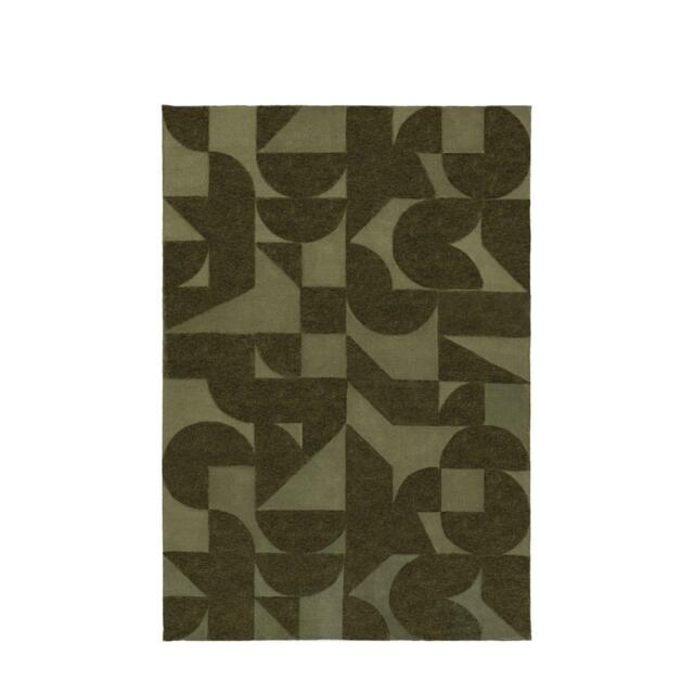 Gallery Cortland Block Rug Olive 1200x1800mm - image 1