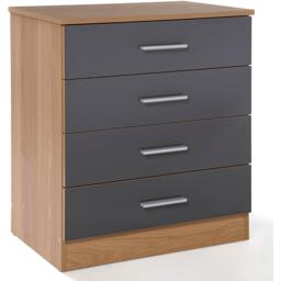 Homelife Carleton 4 Piece Gloss Bedroom Set - thumbnail 8