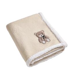 Catherine Lansfield Sherpa Teddy Bear Cosy Fleece Blanket Throw - thumbnail 4
