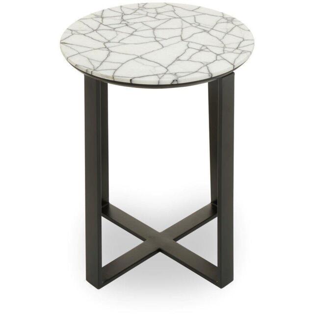 Fifty Five South Marmara Marble Top Side Table - image 1