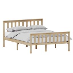 Lassic Vida Designs Milan Double Wooden Bed, High Foot - thumbnail 8