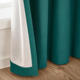 Catherine Lansfield Wilson Velvet Blackout Thermal Eyelet Curtains - thumbnail 4